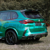2024-2026 BMW X5M Carbon Fiber Rear Bumper Canards | F95 LCI 3
