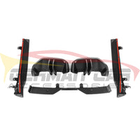 2024+ BMW 5-Series Carbon Fiber M Performance Style Rear Diffuser | G60/G61 4
