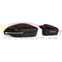 2024+ BMW 5-Series/M5 Carbon Fiber M Style Mirror Caps | G60/G61/G90/G99 2