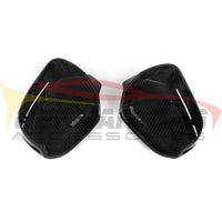 2024+ BMW 5-Series/M5 Carbon Fiber M Style Mirror Caps | G60/G61/G90/G99 6