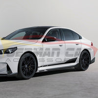 2024+ BMW M5 Carbon Fiber M Performance Style Side Skirts | G90/G99 2