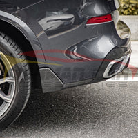 2024+ BMW X5 M Performance Style Carbon Fiber Rear Splitters | G05 LCI 3