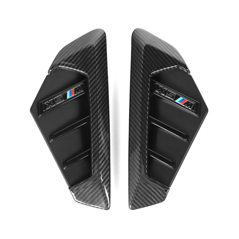 2024+ BMW X5M Performance Style Carbon Fiber Side Vent Trim | F95 LCI