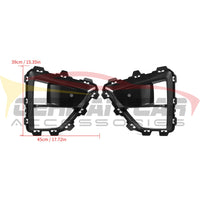 2024+ BMW X5M/X6M OEM Style Carbon Fiber Front Air Ducts | F95/F96 LCI 4