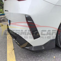 2025+ BMW X3 20/30/M50 Carbon Fiber Rear Bumper Canards | G45/G48 2