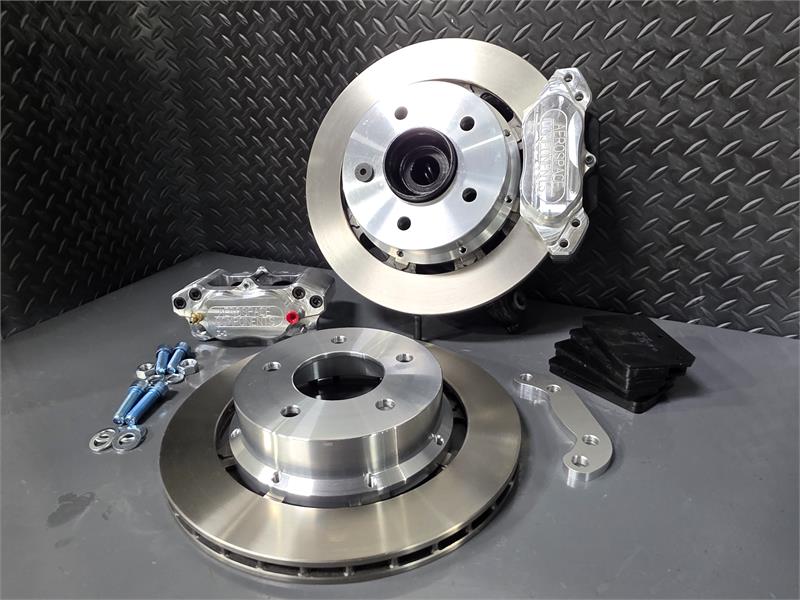 4 Piston Pro Street Rear Brake Kit 2012-2018 BMW F30, F32, F36, F22, F23