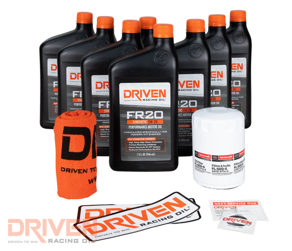 Mustang GT & F-150 5.0 Coyote (2011-2015 ) Oil Change Kit - FR20 SAE 5W-20  | 20821K