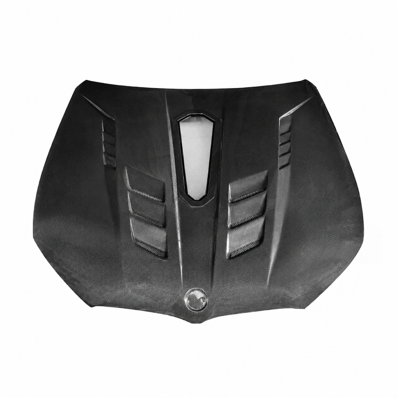 2019-2026 BMW 8-Series/M8 Glass Engine Cover V2 Carbon Fiber Hood | G14/G15/G16/F91/F92/F93