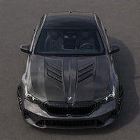2024+ BMW 5-Series V Style Carbon Fiber Hood | G60/G61 2