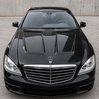 2007-2013 Mercedes S-Class/S63/S65 AMG P Style Carbon Fiber Hood | W221 3