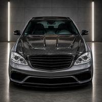 2007-2013 Mercedes S-Class/S63/S65 AMG P Style Carbon Fiber Hood | W221 5