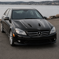 2008-2011 Mercedes C63 AMG B Style Carbon Fiber Hood | W204/C204 3