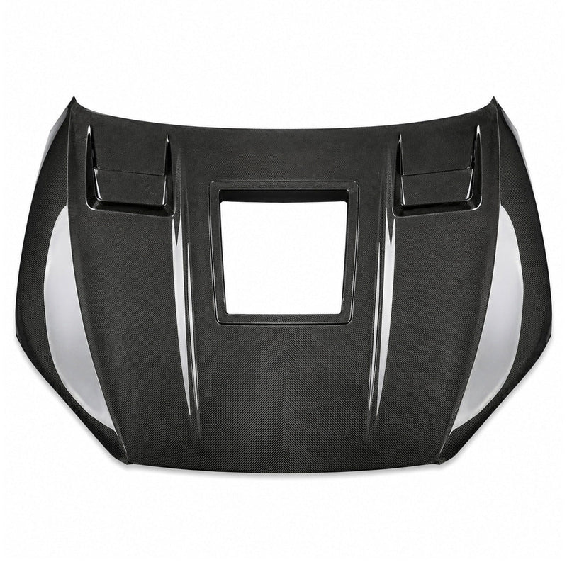 2018-2025 Audi A5/S5/RS5 Glass Engine Cover Carbon Fiber Hood | B9/B9.5