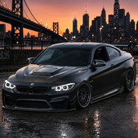 2015-2021 BMW M3/M4 Glass Engine Cover Carbon Fiber Hood | F80/F82/F83 4