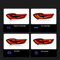 2014-2017 BMW 5-Series LED Taillights | F07 LCI 4