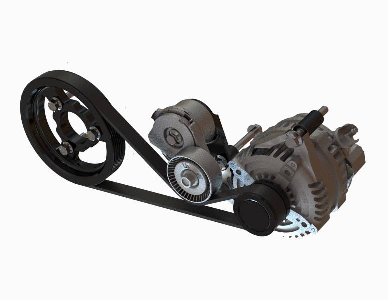 2011-2026 Ford Mustang Whipple Alternator Relocation Kit