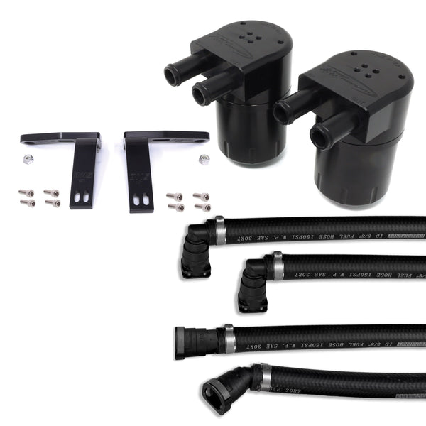 BMS Dual Oil Catch Can System for 2015+ EcoBoost Ford F-150 and Raptor (V2)