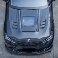 2019+ BMW 3-Series Glass Engine Cover Carbon Fiber Hood | G20/G21 2
