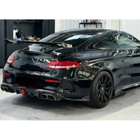 2015-2023 Mercedes-Benz C-Class/C63 AMG Carbon Fiber Rear Diffuser with Brake Light | W205 Coupe 4