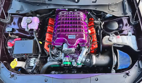 Hellcat 6.2L HEMI work at Habibi Sauce Performance
