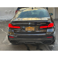 2017-2023 BMW 5-Series Carbon Fiber M Performance Style Diffuser | G30 2