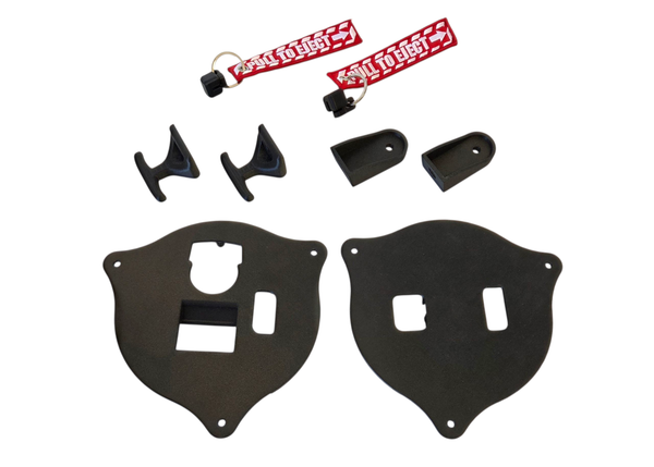 S550 / S650 Mustang Door Panel Delete Kit, TITANIUM BOLTS