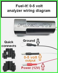 Fuel-It! Universal Bluetooth DIY FLEX FUEL Kit for 5/16" Fuel Lines 5