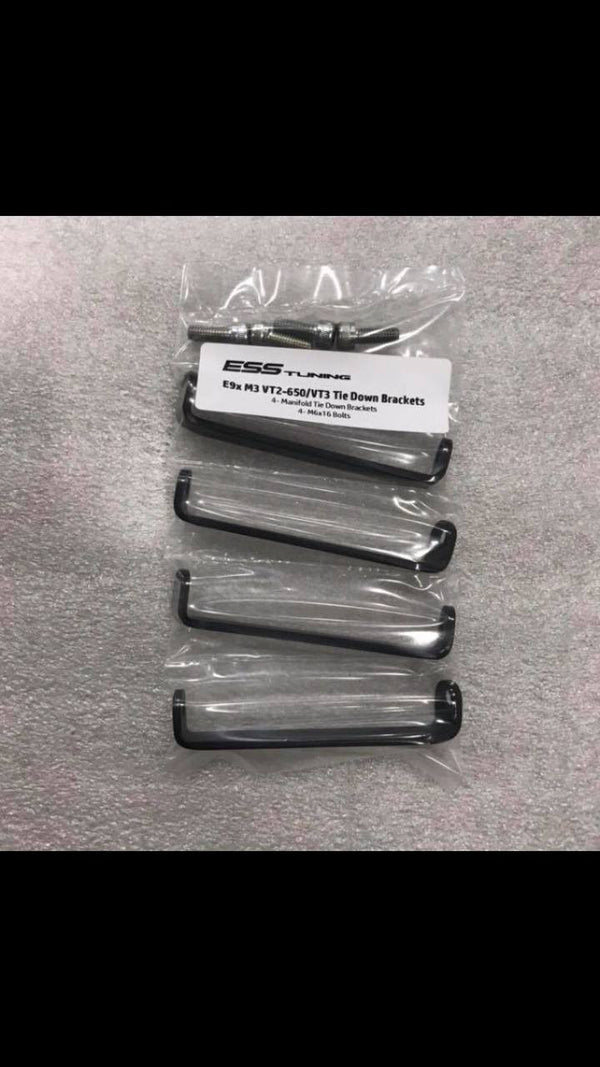 S65 VT manifold tie down brackets