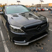 2015-2023 Mercedes C-Class/C43 AMG OEM Style Carbon Fiber Hood | W205/S205/C205 3