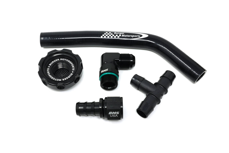 B58 BMW/Supra BMS Oil Catch Can Oil Filler Cap Dual Vent Connection Kit ***Out of stock***