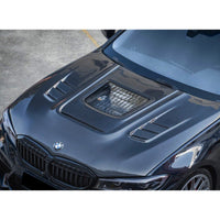 2019+ BMW 3-Series Glass Engine Cover Carbon Fiber Hood | G20/G21 3