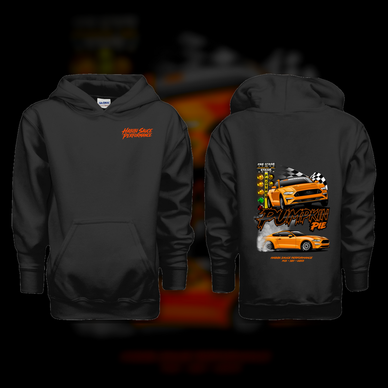 HSP Pumpkin Pie Kids Hoodie front and back