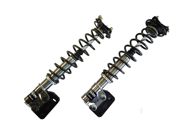 S197 Mustang KellTrac MTF Long Travel Drag Coilover Kit, Front, NO BOOST
