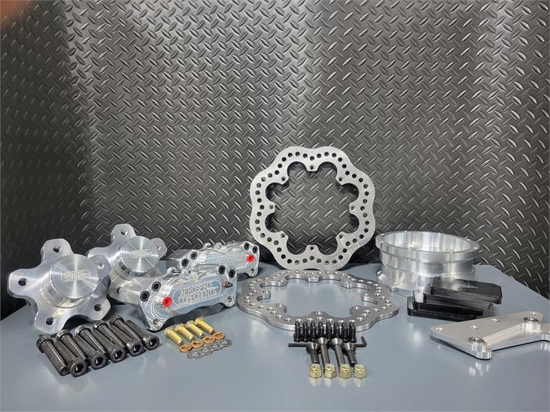 4 Piston Pro-Lite Brake and Hub Package 05-14 Mustang